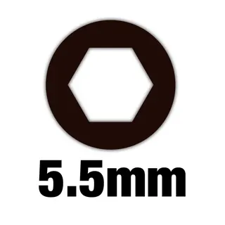 Steckschlüssel Griff und Durchgangsloch SW 5,5 mm / M3 – Bild 2