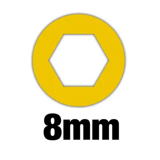 Steckschlüssel Griff und Durchgangsloch SW 8 mm / M5 – Bild 2