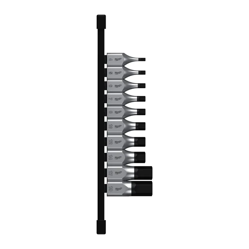 Innensechskant Bit-Steckschlüsseleinsatz 1/2" Set 10-teilig