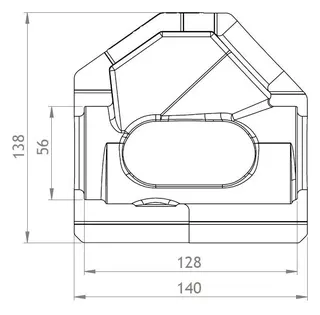 GWK EPP-Box Serie ST DN32 silbergrau für Strangregulierventil mit IG – Bild 2