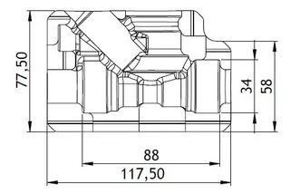 GWK EPP-Box Serie ST-BD DN 15 anthrazit für Strangventil Danfoss MSV-BD – Bild 2