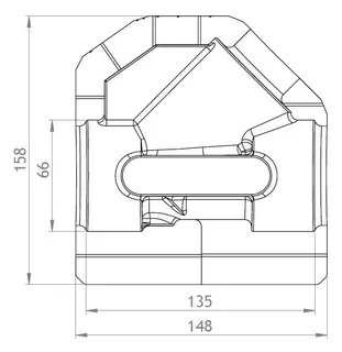 GWK EPP-Box Serie ST DN40 silbergrau für Strangregulierventil mit IG – Bild 2