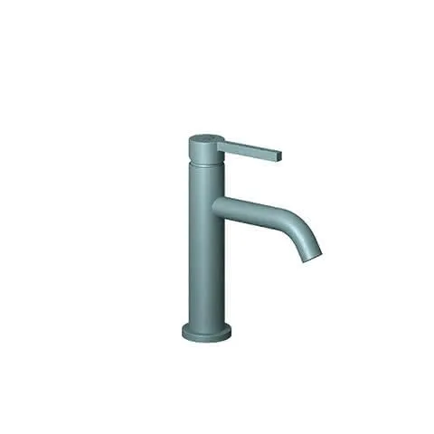 KLUDI NOVA FONTE Pura Waschtisch-EHM 100 mit Push-Open Matt Light Blue