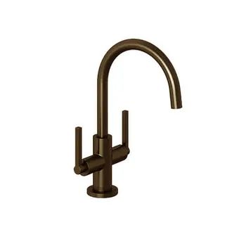 KLUDI NOVA FONTE Waschtischarmatur PURISTIC Einlochmontage Brushed Bronze