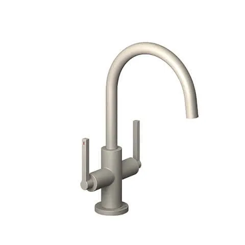 KLUDI NOVA FONTE Waschtischarmatur PURISTIC Einlochmontage Matt Light Dove