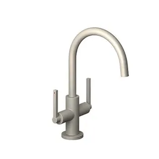 KLUDI NOVA FONTE Waschtischarmatur PURISTIC Einlochmontage Matt Light Dove
