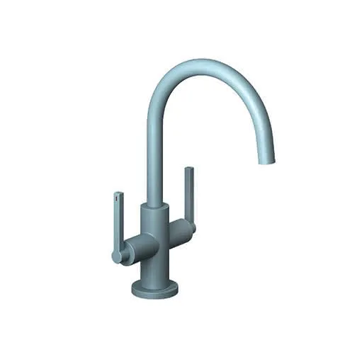 KLUDI NOVA FONTE Waschtischarmatur PURISTIC Einlochmontage Matt Light Blue
