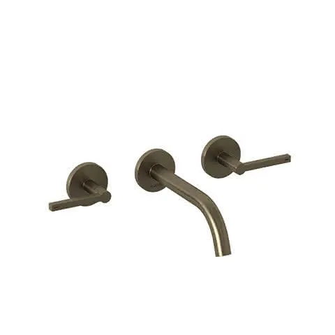 KLUDI NOVA FONTE 3-Loch-Waschtisch PURISTIC UP-Wand 180mm St. Br. Nickel