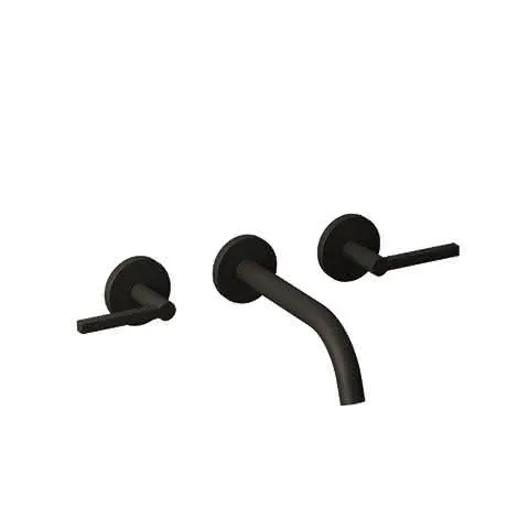 KLUDI NOVA FONTE 3-Loch-Waschtisch PURISTIC UP-Wand 180mm Matt Dove
