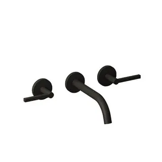 KLUDI NOVA FONTE 3-Loch-Waschtisch PURISTIC UP-Wand 180mm Matt Dove