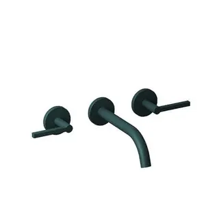 KLUDI NOVA FONTE 3-Loch-Waschtisch PURISTIC UP-Wandmontage 180 mm Matt Teal