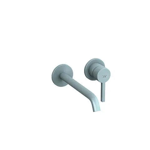 KLUDI NOVA FONTE Pura Waschtisch-Wand-EHM 220 ohne Ablaufgarnitur Matt Light Blue