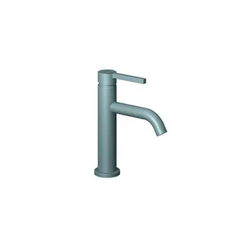 KLUDI NOVA FONTE Pura Waschtisch-EHM 100 EcoPlus, Push-Open Matt Light Blue
