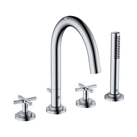 KLUDI NOVA FONTE 4Loch Wannenarmatur CLASSIC chrom