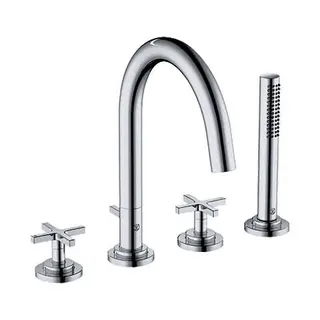 KLUDI NOVA FONTE 4Loch Wannenarmatur CLASSIC chrom