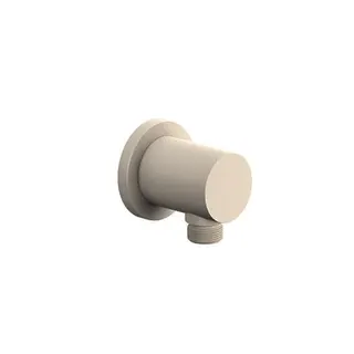 KLUDI NOVA FONTE Schlauchanschlussbogen PURISTIC eigensicher Matt Light Dove