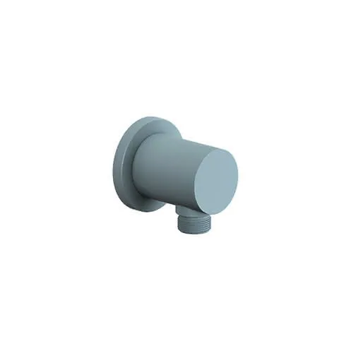 KLUDI NOVA FONTE Schlauchanschlussbogen PURISTIC eigensicher Matt Light Blue