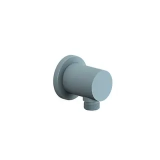 KLUDI NOVA FONTE Schlauchanschlussbogen PURISTIC eigensicher Matt Light Blue