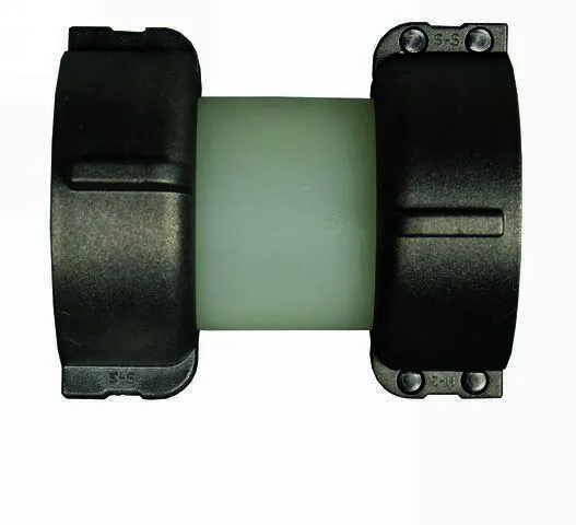SCHÜTZ Fülleitung natur / SMP/ mit Alu-Mutter/ DN 50/ 100mm lang/TIT 1000l