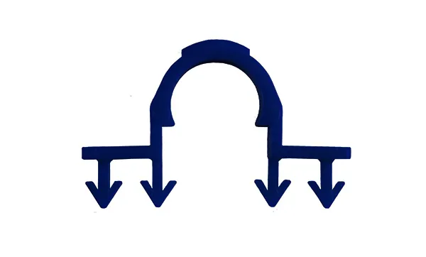 SCHÜTZ Heizrohrhalter 4H für Sanierung Geeignet für 14-16er Rohr, VPE 450St.