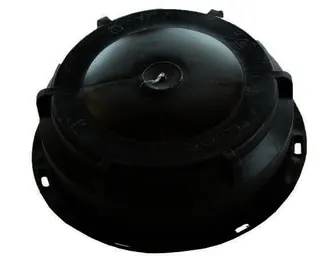 SCHÜTZ Geschlossene Schraubkappe DN80 / schwarz S100x8 / 42mm hoch
