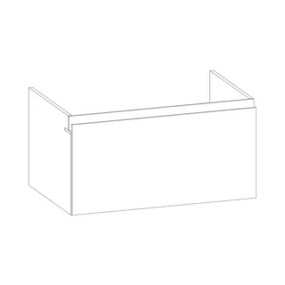 SCALIDO-Unterschrank zu Konsolenplatte 1000x410x510mm 1 Auszug Farbvar. W/X/L