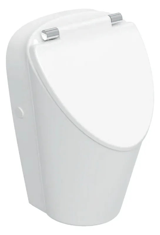 Geberit Renova S Urinal mit Deckel, Zul. hi. Abga hinten od. unten, weiß