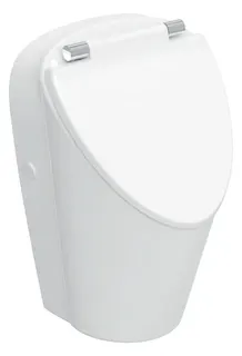 GE Renova S Urinal mit Deckel, Zul. hi. Abga hinten od. unten, weiß