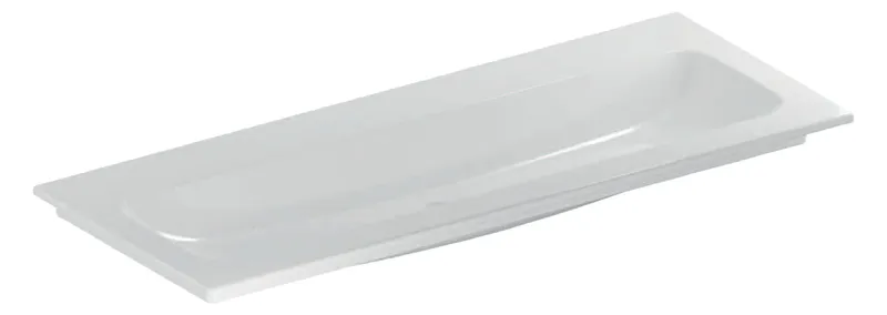 Geberit iCon Möbelwaschtisch 120x48cm ohne Hahnlöcher, ohne Überlauf, weiß, KeraTect