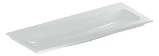 Geberit iCon Möbelwaschtisch 120x48cm ohne Hahnlöcher, ohne Überlauf, weiß, KeraTect