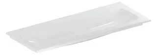 Geberit iCon Möbelwaschtisch 120x48cm ohne Hahnlöcher, ohne Überlauf, weiß, KeraTect – Bild 2