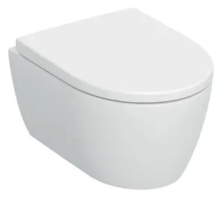 Geberit iCon Set WWC Tiefsp., verk., geschl. TurboFlush, m. WC-Sitz, T:49cm, weiß