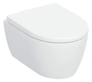 Geberit iCon Set WWC Tiefsp., verk., geschl. TurboFlush, m. WC-Sitz, T:49cm, weiß – Bild 2