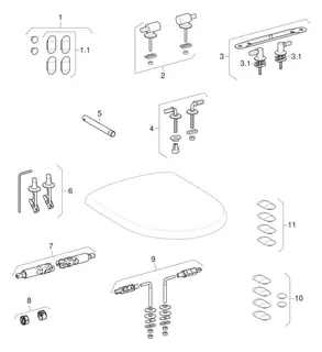 Geberit Renova WWC, Tiefspüler TurboFlush, T:54cm, weiß – Bild 5