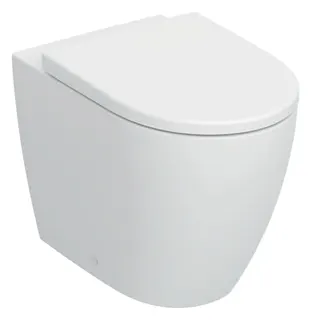 Geberit iCon Set SWC, Tiefsp., wandbündig geschl.,TurboFlush, WC-Sitz T:56cm, weiß