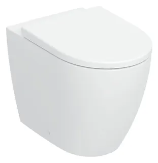 Geberit iCon Set SWC, Tiefsp., wandbündig geschl.,TurboFlush, WC-Sitz T:56cm, weiß – Bild 2