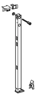 Geberit Duofix Ständer teilhoch H:82-112 cm – Bild 5
