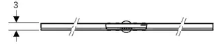 Geberit CleanLine50 Duschrinne, 30-90 cm Edelstahl gebürstet, Bj. 2025 – Bild 3