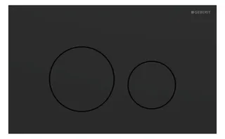 Geberit Sigma 40 BetPl., für 2-Mengen-Spülung Round, schwarzmatt/Etc