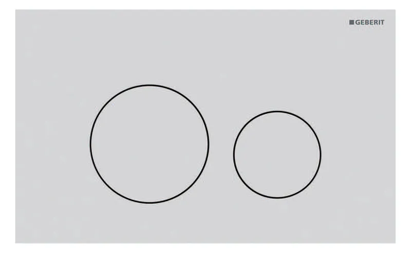 Geberit Sigma 40 BetPl., für 2-Mengen-Spülung Round, weißmatt/Etc