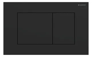 Geberit Sigma 40 BetPl., für 2-Mengen-Spülung Square, schwarzmatt/Etc
