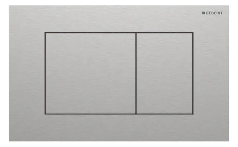 Geberit Sigma 40 BetPl., für 2-Mengen-Spülung Square, edelst. gebü./Etc