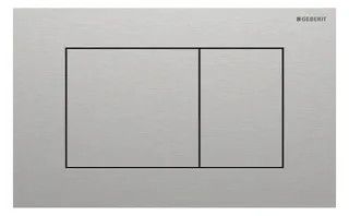 Geberit Sigma 40 BetPl., für 2-Mengen-Spülung Square, edelst. gebü./Etc