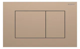 Geberit Sigma 40 BetPl., für 2-Mengen-Spülung Square, rotgold gebü./Etc – Bild 2