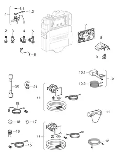 Geberit GIS Element f. WWC, 125cm, mit Sigma UP-SPK 12cm, mit HS30 Hygienesp./2 WA – Bild 4
