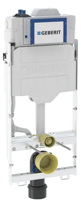 Geberit GIS Element f. WWC, 125cm, mit Sigma UP-SPK 12cm, mit HS30 Hygienesp./2 WA