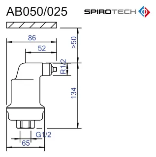 SP Großentlüfter SpiroTop (Hoher Druck) 1/2" IG, 25 bar, 150 Grad, Schwimmer:TPX – Bild 2