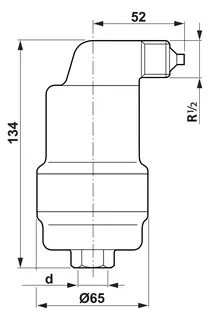 SP Großentlüfter SpiroTop (Hoher Druck) 1/2" IG, 25 bar, 150 Grad, Schwimmer:TPX – Bild 3