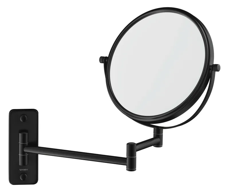 Duravit D-Code Kosmetikspiegel Schwarz Matt