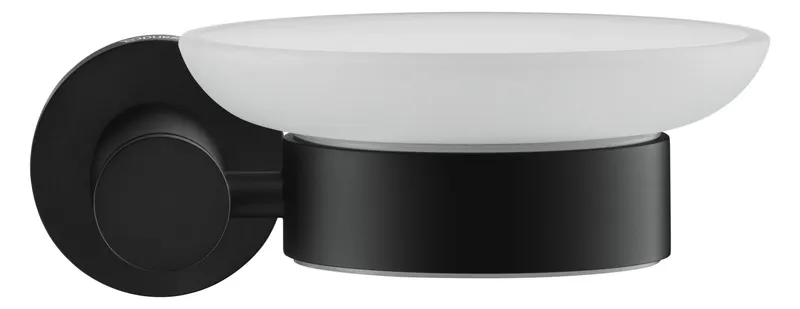 Duravit D-Code Seifenschale Pos Rechts Schwarz Matt